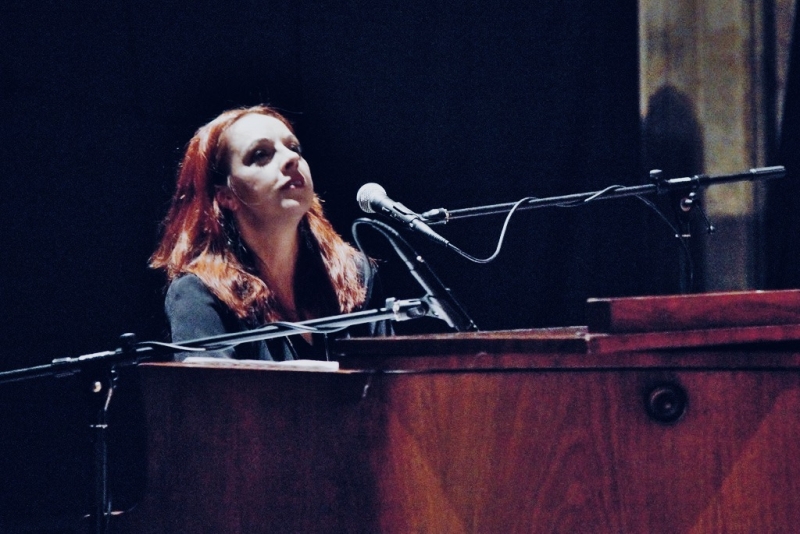 Joanna Eden at the piano