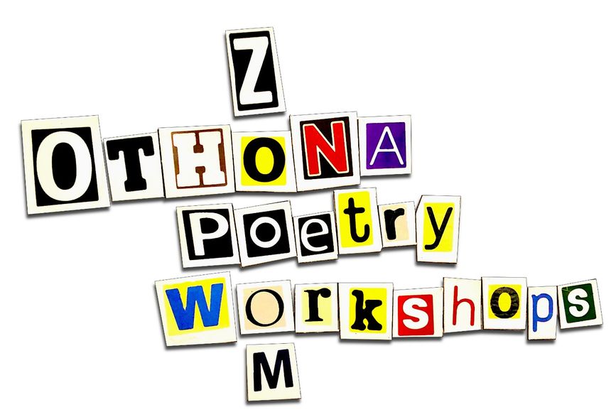 Othona Poetry Workshops Logo, collage style