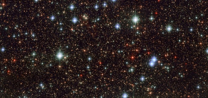 Scattered stars in Sagittarius, as seen by the Hubble space telescope
