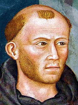 Post mortem portrait of Meister Eckhart c. 1366